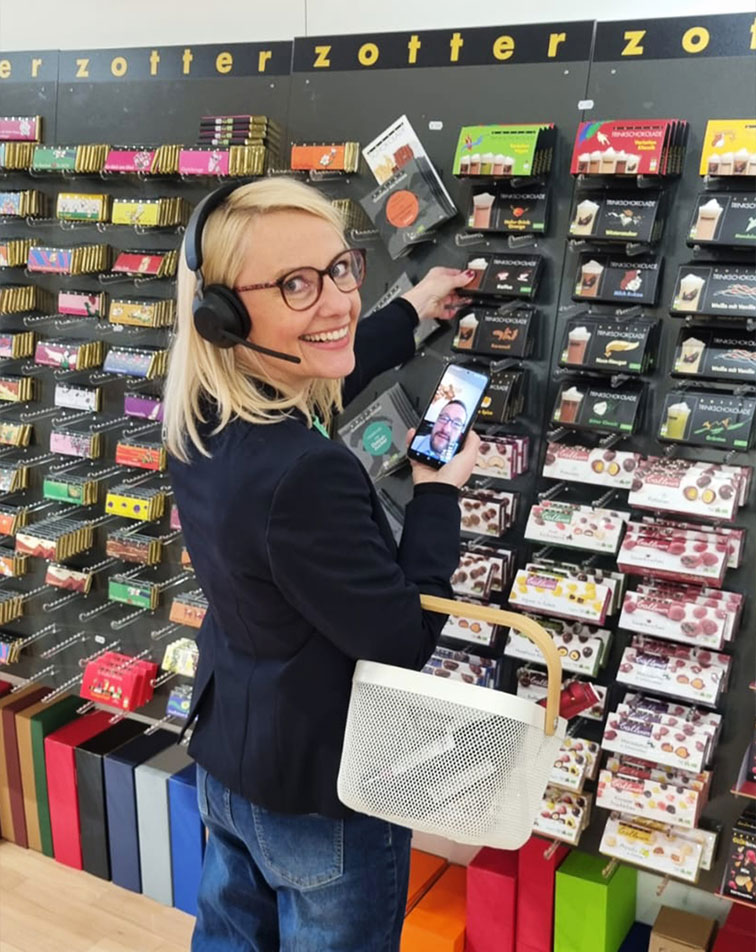 Call & Shop - Dein persönliches Einkaufserlebnis, bequem von zu Hause! - ich berate dich in Echtzeit, als wärst du direkt bei mir im Laden!