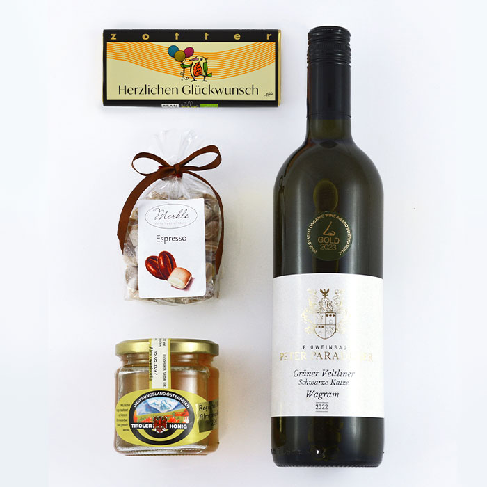 Das Weingeschenk - Geschenkkarton (Firmengeschenke, Geschenke für Mitarbeiter, Geschenke für Geschäftspartner, Kundengeschenke)