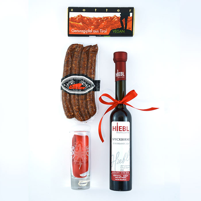 Genussgipfel aus Tirol - Geschenkkarton (Firmengeschenke, Geschenke für Mitarbeiter, Geschenke für Geschäftspartner, Kundengeschenke)
