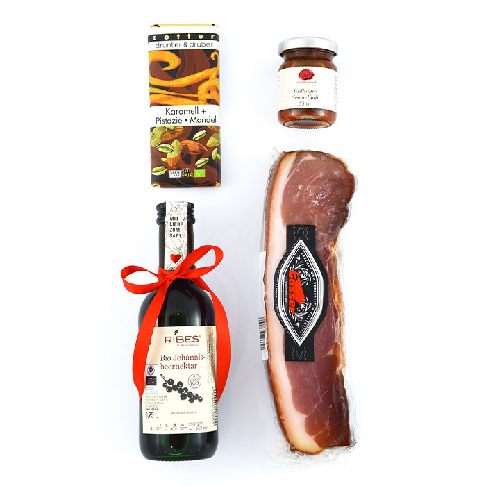 Speckjause - Geschenkkarton (Firmengeschenke, Geschenke für Mitarbeiter, Geschenke für Geschäftspartner, Kundengeschenke)